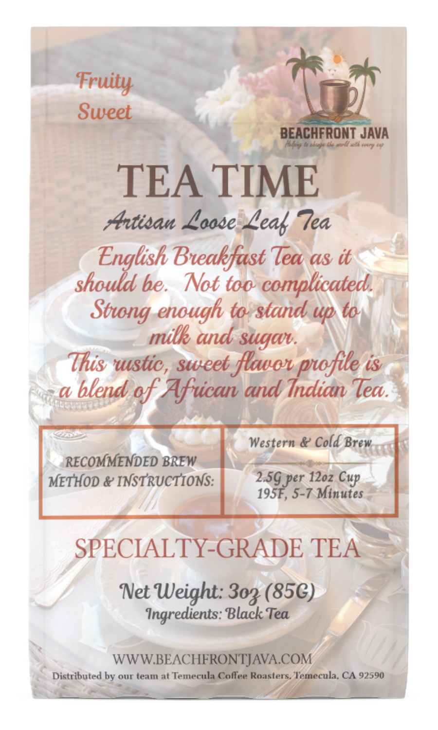 Tea Time (English Breakfast) – BeachFront Java