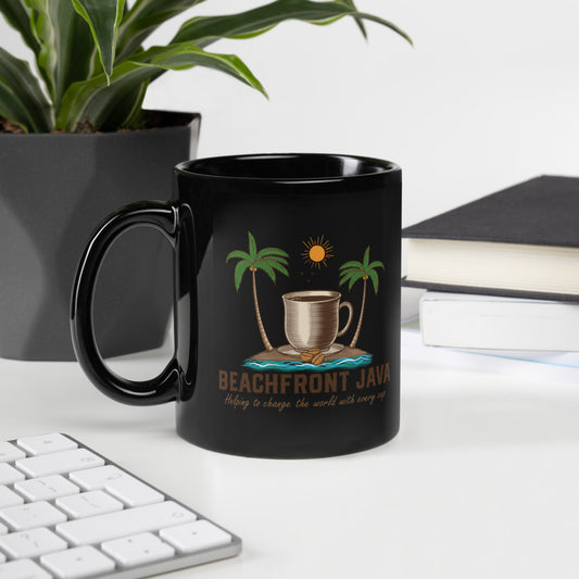 Black Glossy Mug