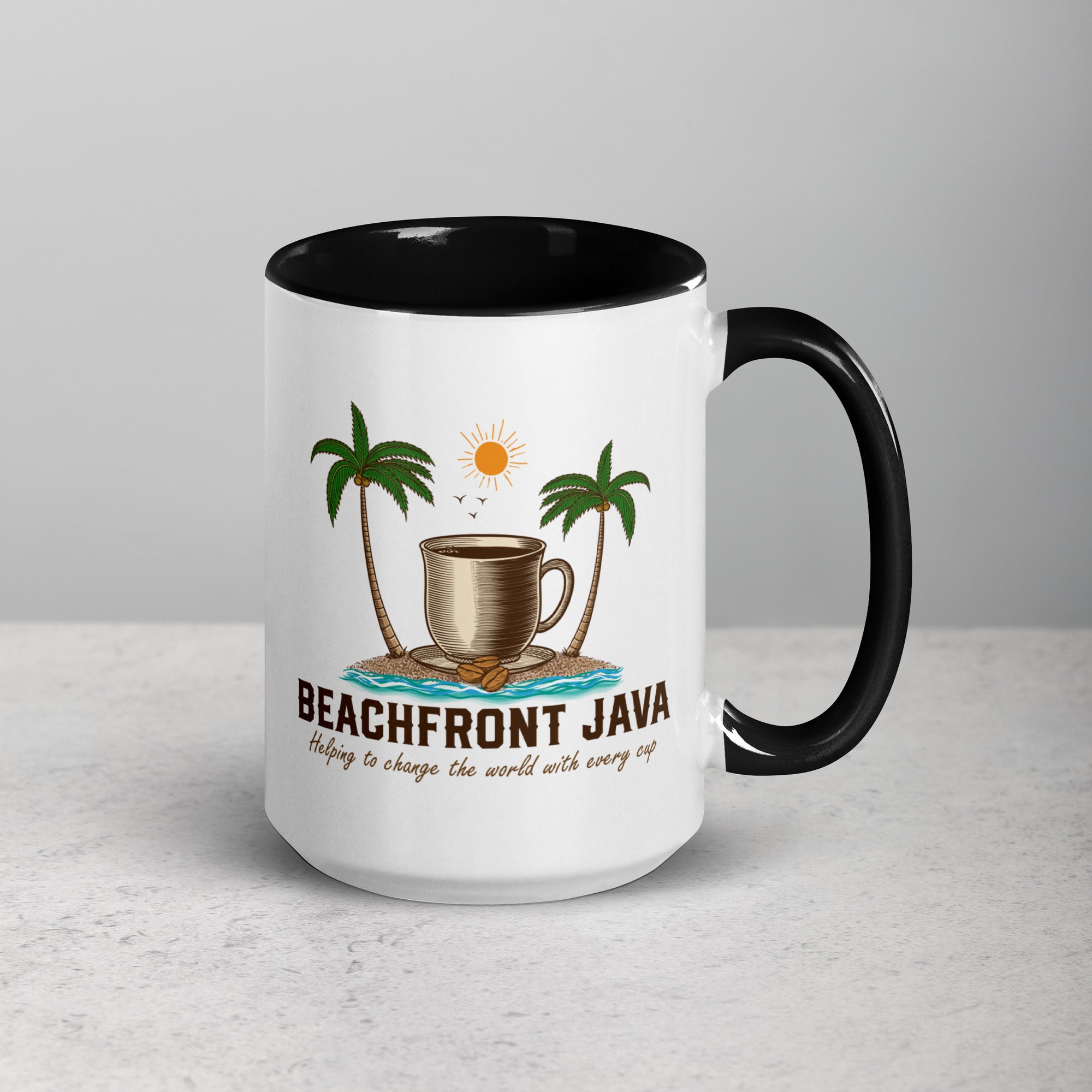 Beachfront Java Mugs with Colors Inside – BeachFront Java